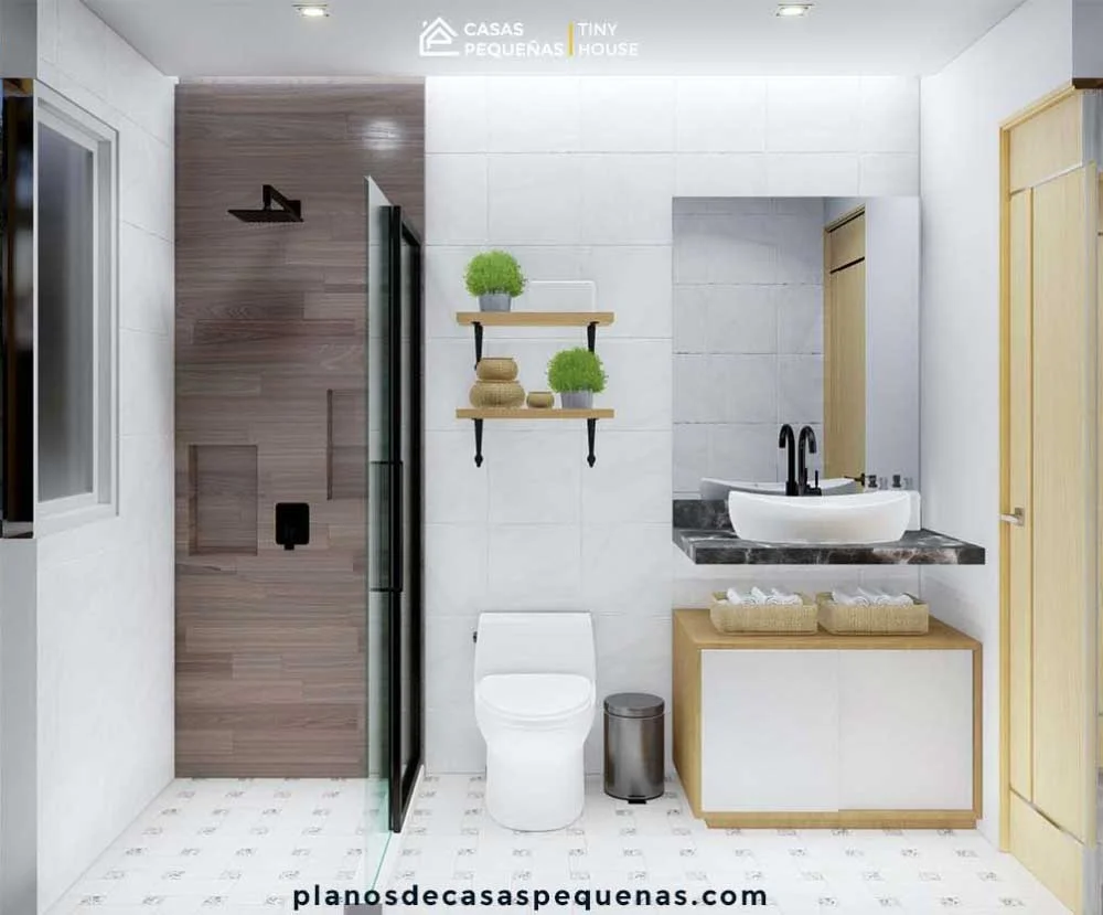 baño de casa 8x8