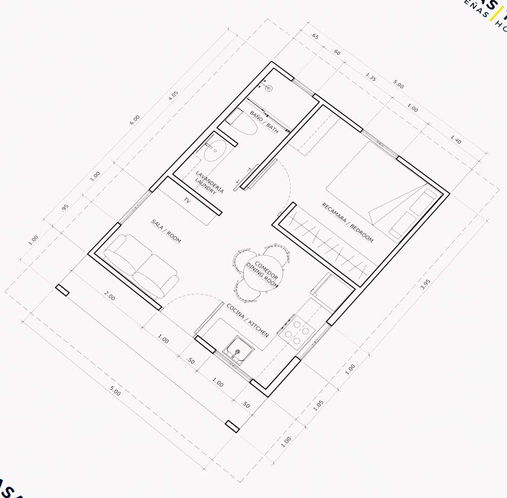 diseño para construir una casa