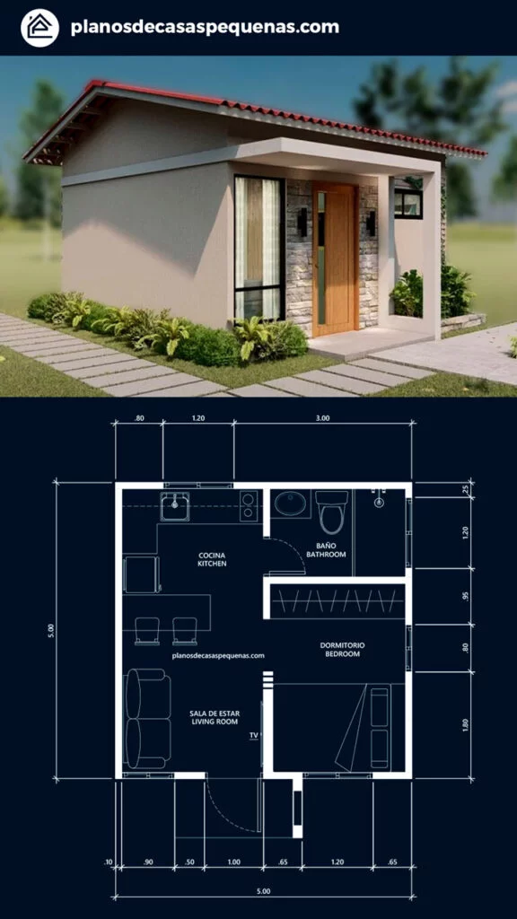 Los 5 mejores Planos de casas económicas y hermosas.