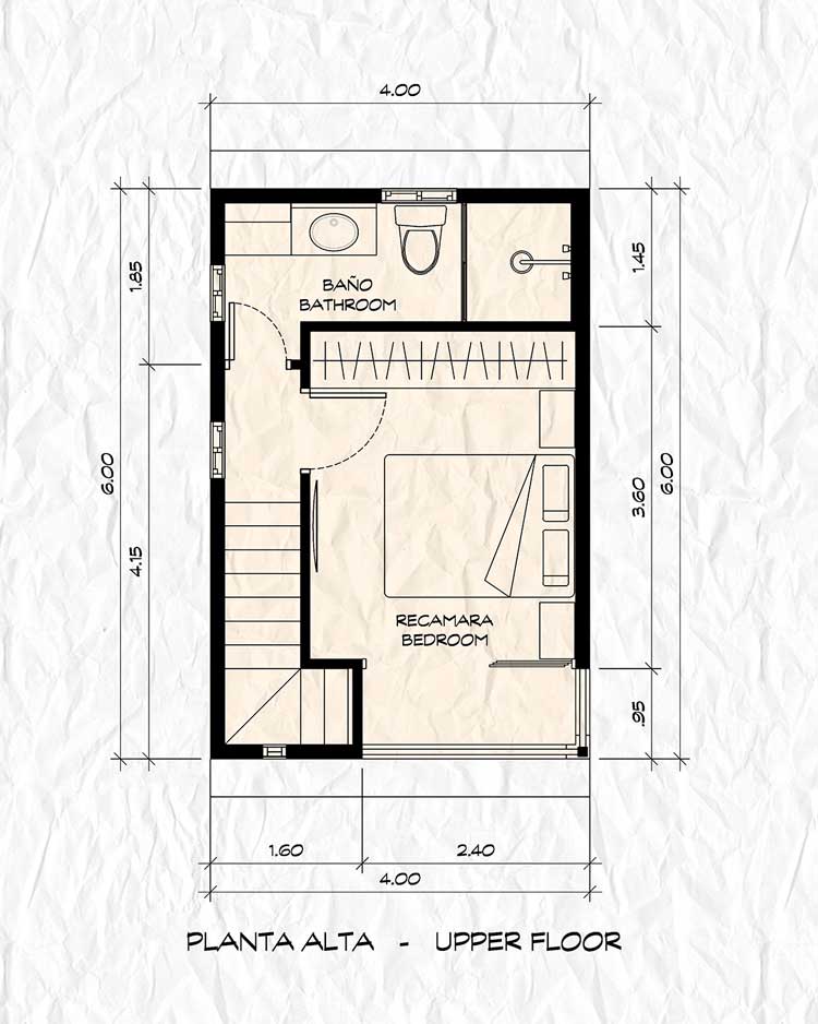 planta alta casa 4x6