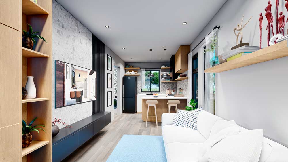 cocina de casa 6x6