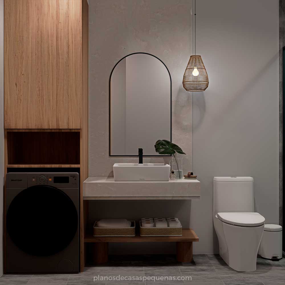 baño de casa pequeña