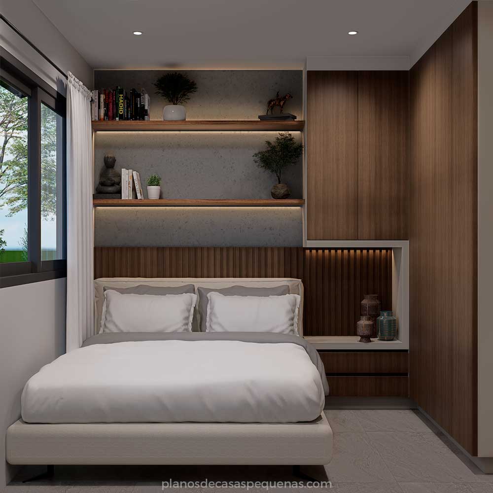 dormitorio 6x7 metros