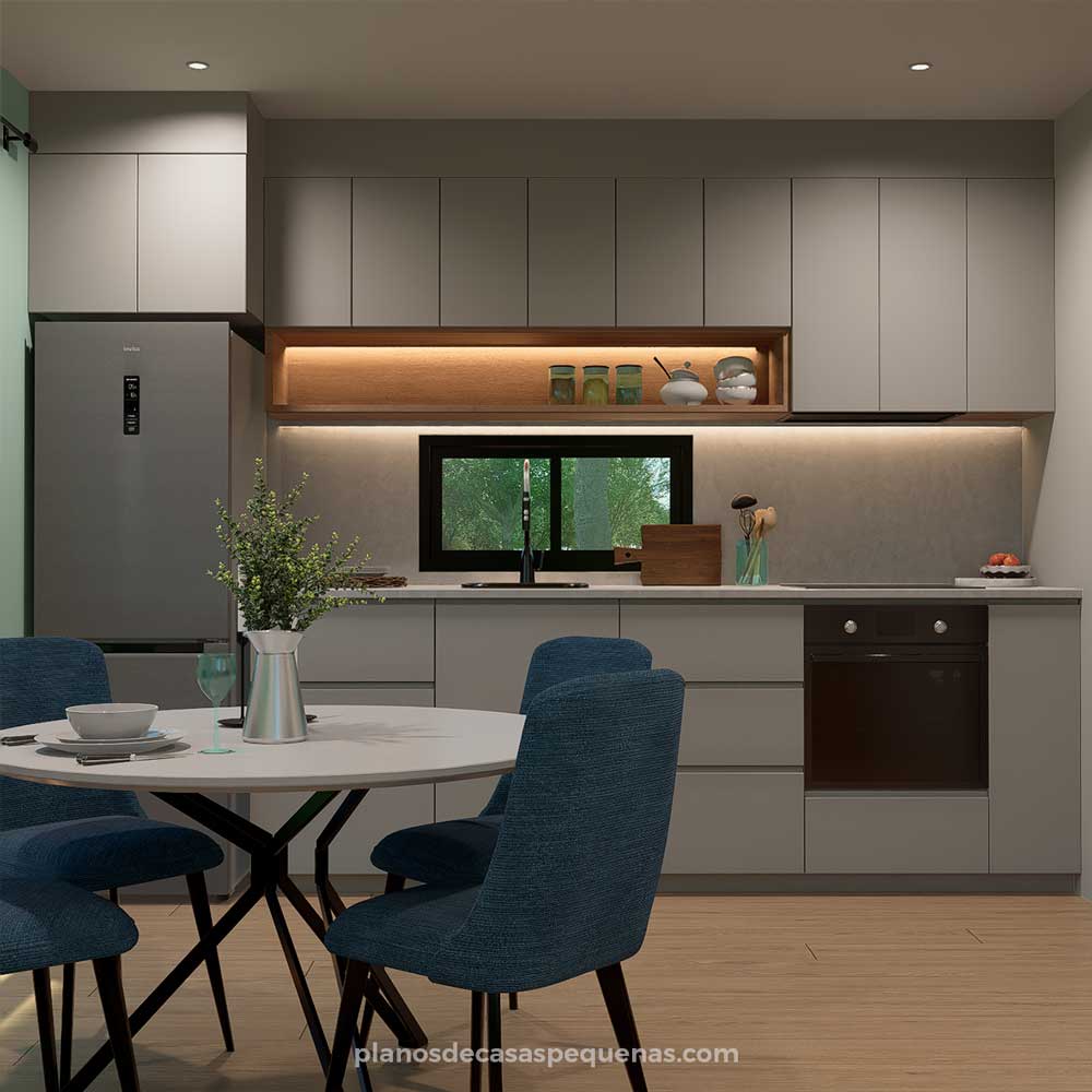 cocina de casa 10x6 metros