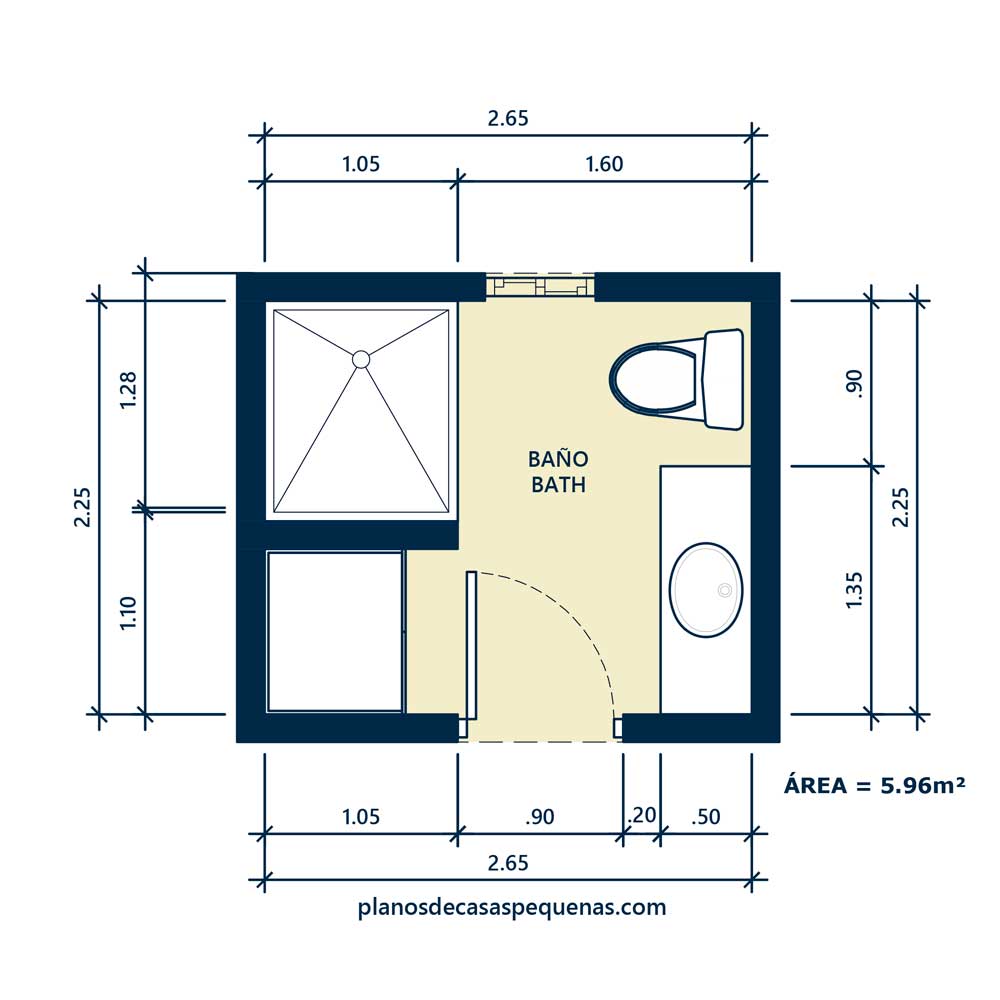 Plano del baño