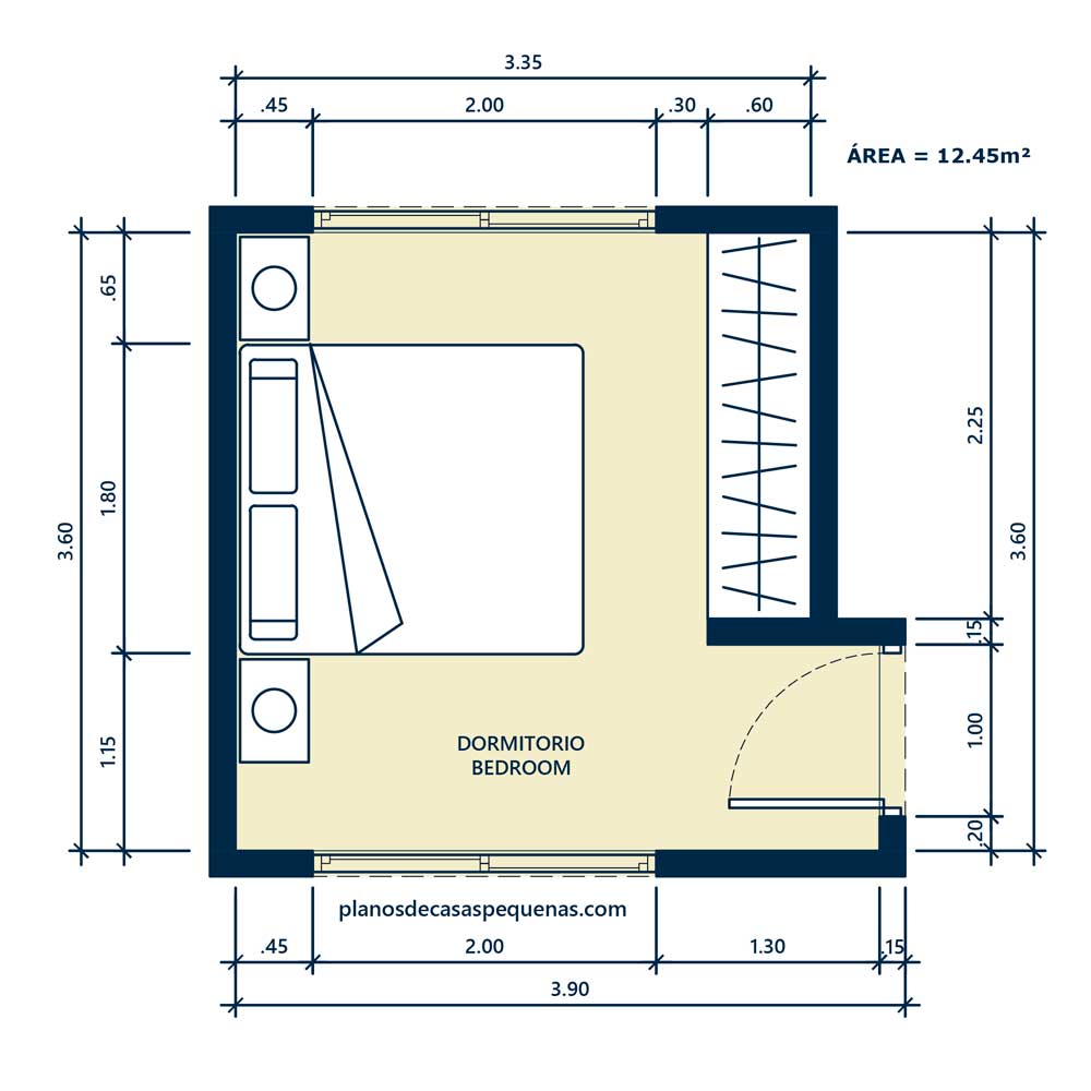 Plano del dormitorio