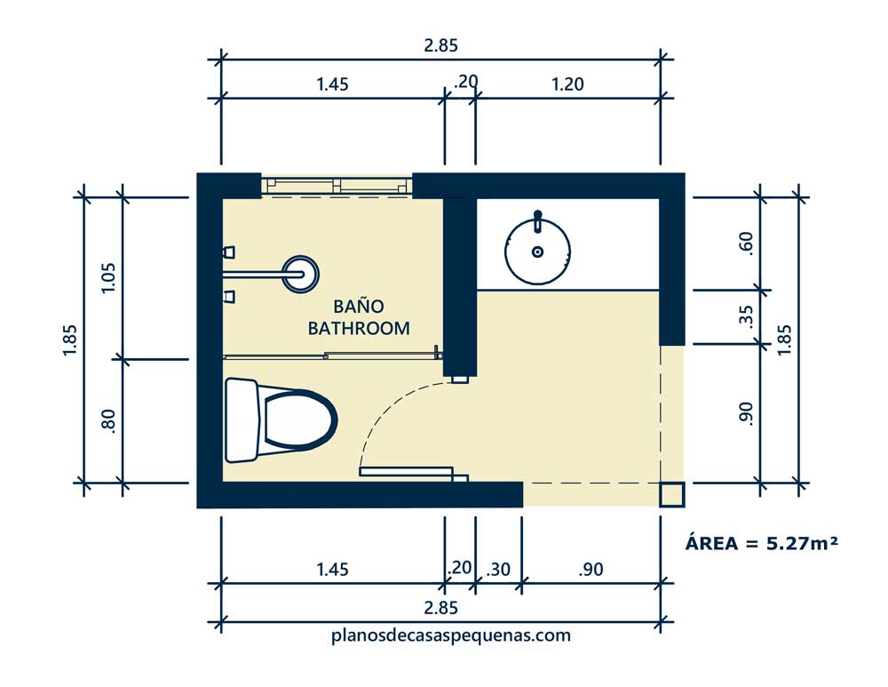 Plano del baño