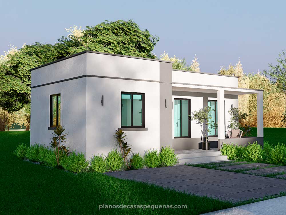 fachada de casa 9x5